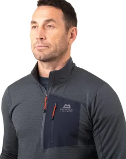 Mountain Equipment Fleece & Mid Layer-Mens Lumiko Zip-T Fleece - Ombre Blue-Cosmos