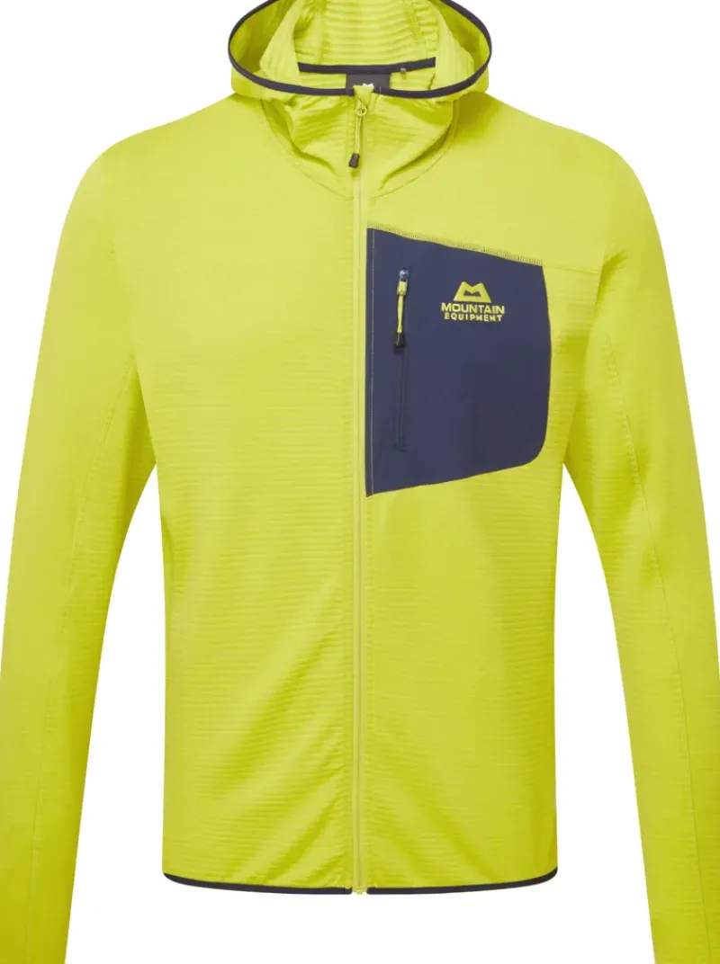 Mountain Equipment Fleece & Mid Layer-Mens Lumiko Hooded Jacket - Vine-Cosmos