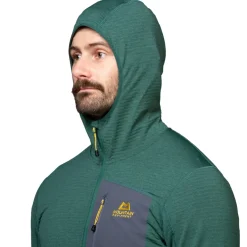 Mountain Equipment Fleece & Mid Layer-Mens Lumiko Hooded Jacket - Vine-Cosmos
