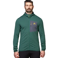 Mountain Equipment Fleece & Mid Layer-Mens Lumiko Hooded Jacket - Merlot-Cardinal