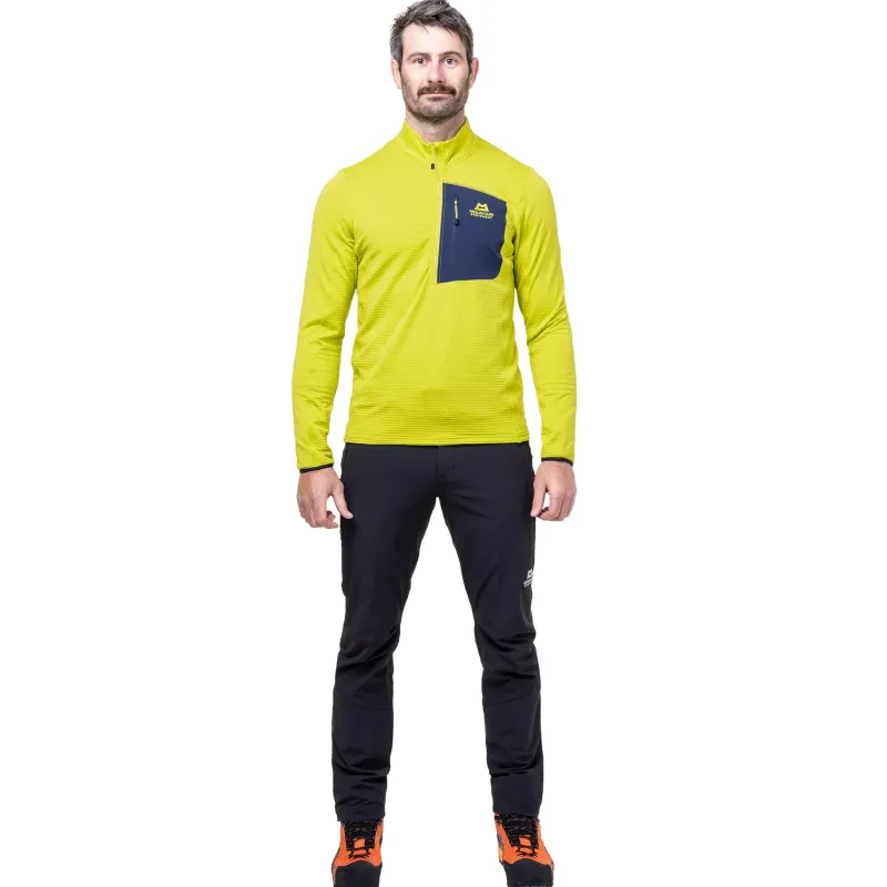 Mountain Equipment Fleece & Mid Layer-Mens Lumiko Zip T Fleece - Vine-Cosmos