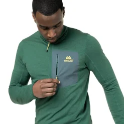 Mountain Equipment Fleece & Mid Layer-Mens Lumiko Zip-T Fleece - Merlot-Cardinal