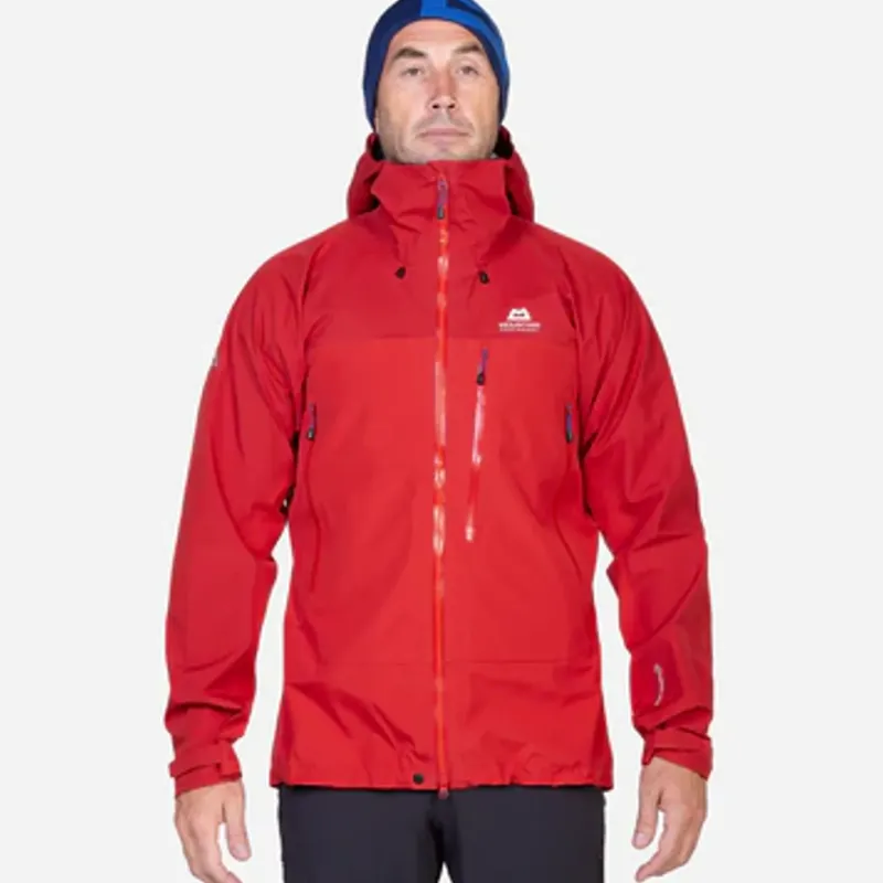 Mountain Equipment Waterproof Jackets-Mens Makalu Jacket - Mykonos-Majolica