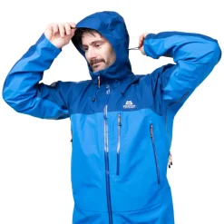 Mountain Equipment Waterproof Jackets-Mens Makalu Jacket - Atlantic-Admiral