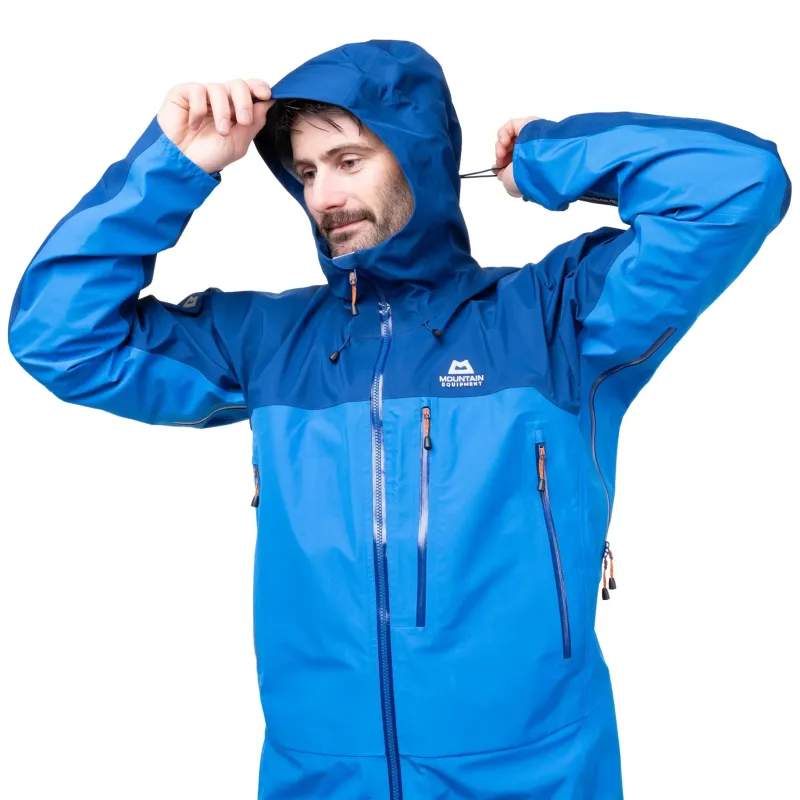 Mountain Equipment Waterproof Jackets-Mens Makalu Jacket - Atlantic-Admiral