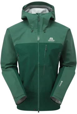 Mountain Equipment Waterproof Jackets-Mens Makalu Jacket - Pine-Fern