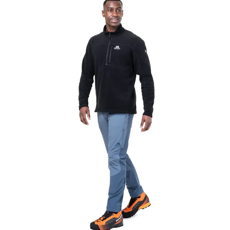 Mountain Equipment Fleece & Mid Layer-Mens Micro Zip-T Fleece - Admiral Blue