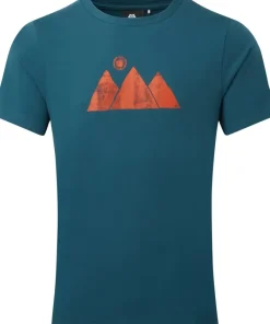 Mountain Equipment T-Shirts & Baselayers-Mens Mountain Sun Tee - Majolica Blue