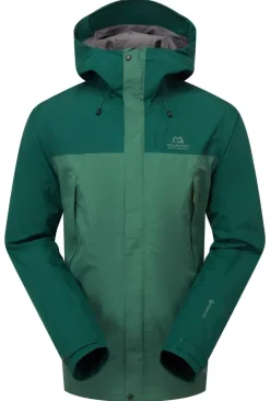 Mountain Equipment Waterproof Jackets-Mens Nanda Devi Jacket - Fern-Pine