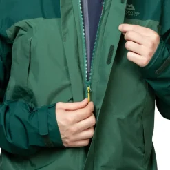 Mountain Equipment Waterproof Jackets-Mens Nanda Devi Jacket - Fern-Pine