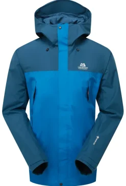 Mountain Equipment Waterproof Jackets-Mens Nanda Devi Jacket - Mykonos-Majolica