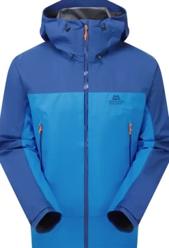 Mountain Equipment Waterproof Jackets-Mens Odyssey Jacket - Atlantic-Admiral