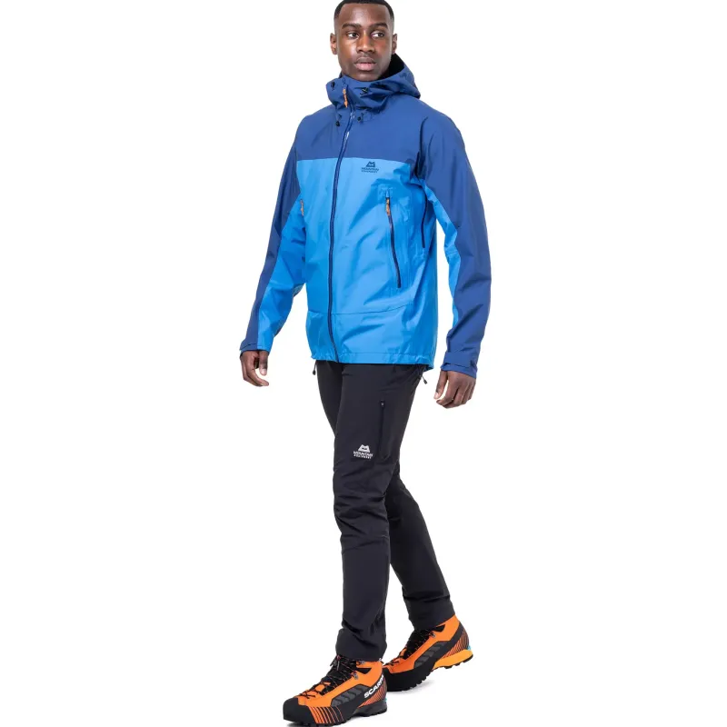 Mountain Equipment Waterproof Jackets-Mens Odyssey Jacket - Atlantic-Admiral