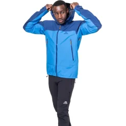 Mountain Equipment Waterproof Jackets-Mens Odyssey Jacket - Atlantic-Admiral
