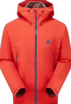 Mountain Equipment Waterproof Jackets-Mens Odyssey Jacket - Chili Red