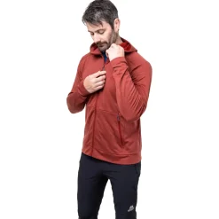Mountain Equipment Fleece & Mid Layer-Mens Oracool Hooded Jacket - Pine