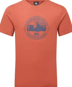Mountain Equipment T-Shirts & Baselayers-Mens Roundel Tee - Etruscan Red