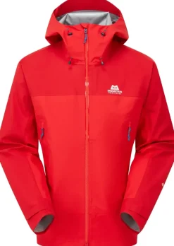 Mountain Equipment Waterproof Jackets-Mens Saltoro Jacket - Imperial Red-Crimson