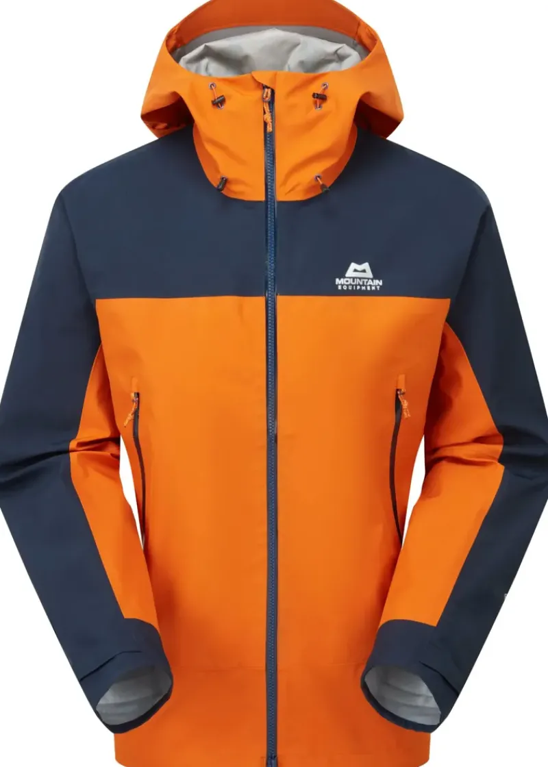 Mountain Equipment Waterproof Jackets-Mens Saltoro Jacket - Rust-Cosmos