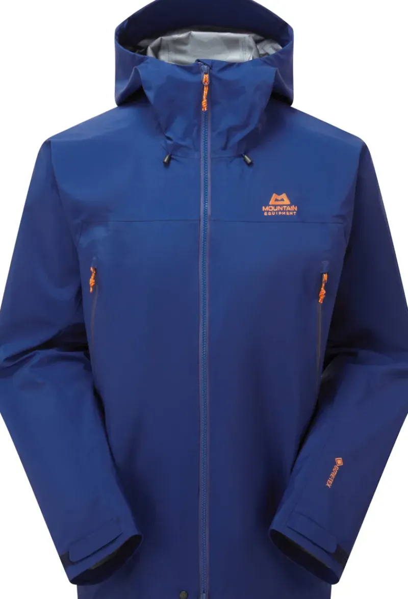 Mountain Equipment Waterproof Jackets-Mens Shigri Jacket - Admiral Blue