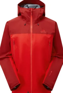 Mountain Equipment Waterproof Jackets-Mens Shigri Jacket - Chili Red-Merlot