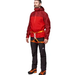 Mountain Equipment Waterproof Jackets-Mens Shigri Jacket - Chili Red-Merlot