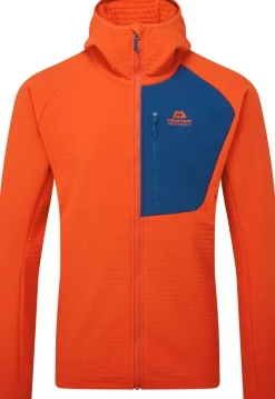 Mountain Equipment Fleece & Mid Layer-Mens Shroud Hooded Jacket - Cardinal-Admiral