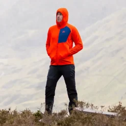 Mountain Equipment Fleece & Mid Layer-Mens Shroud Hooded Jacket - Cardinal-Admiral