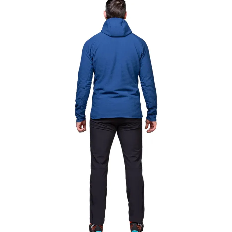 Mountain Equipment Fleece & Mid Layer-Mens Shroud Hooded Jacket - Cardinal-Admiral