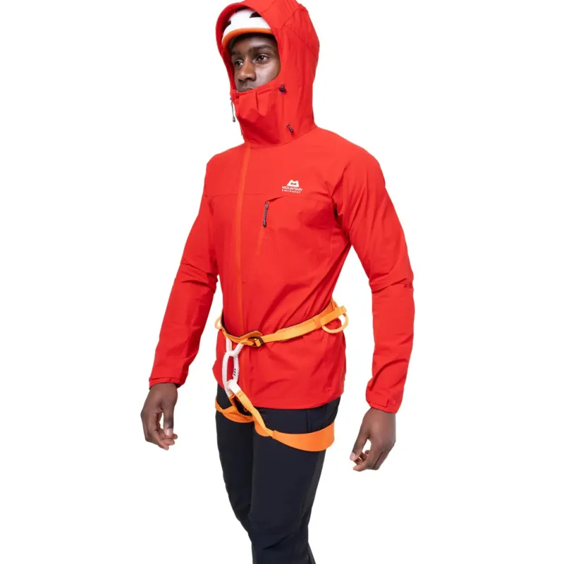 Mountain Equipment Softshell Jackets-Mens Squall Hooded Jacket - Cactus