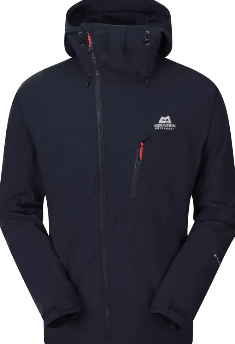 Mountain Equipment Softshell Jackets-Mens Squall Hooded Jacket - Cosmos