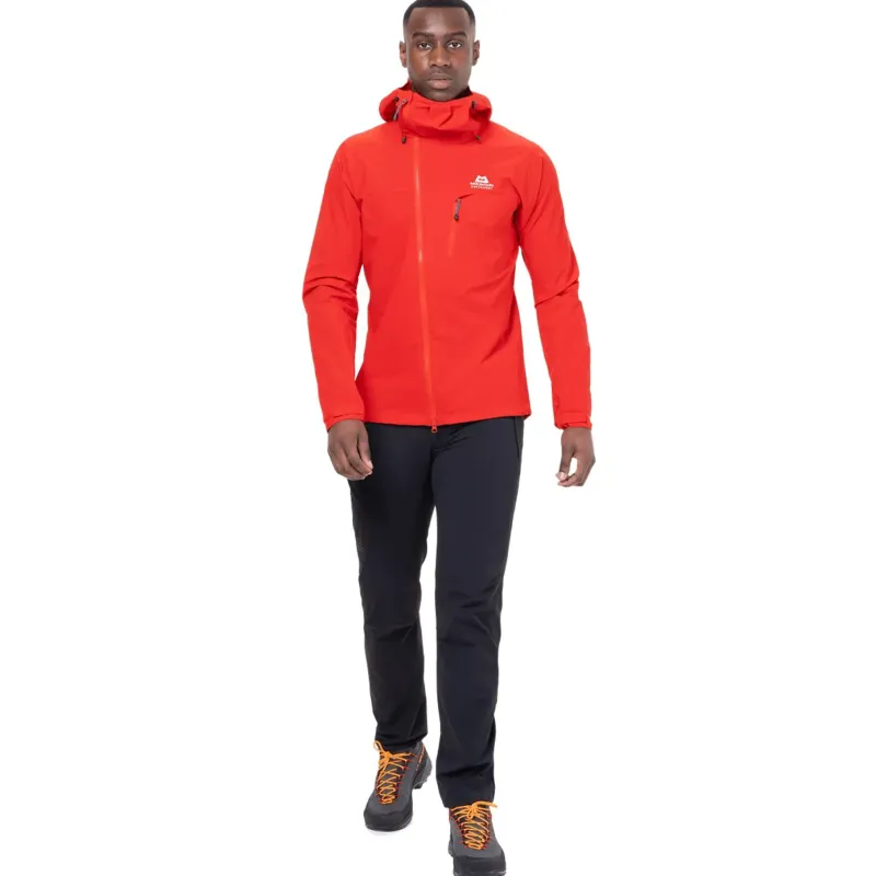Mountain Equipment Softshell Jackets-Mens Squall Hooded Jacket - Cosmos