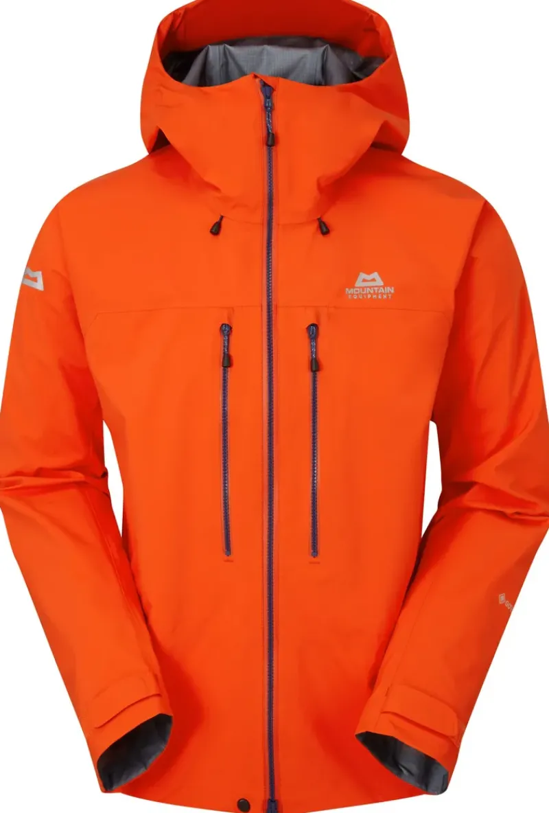 Mountain Equipment Waterproof Jackets-Mens Tupilak Jacket - Cardinal Orange