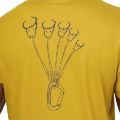 Mountain Equipment T-Shirts & Baselayers-Mens Yorik On Wire Tee - Etruscan Red