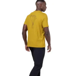 Mountain Equipment T-Shirts & Baselayers-Mens Yorik On Wire Tee - Olive Oil