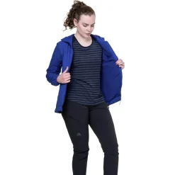 Mountain Equipment Softshell Jackets-Womens Aerotherm Jacket - Blue Nights
