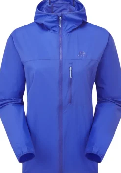 Mountain Equipment Softshell Jackets-Womens Aerofoil Hooded Jacket - Vivid Blue