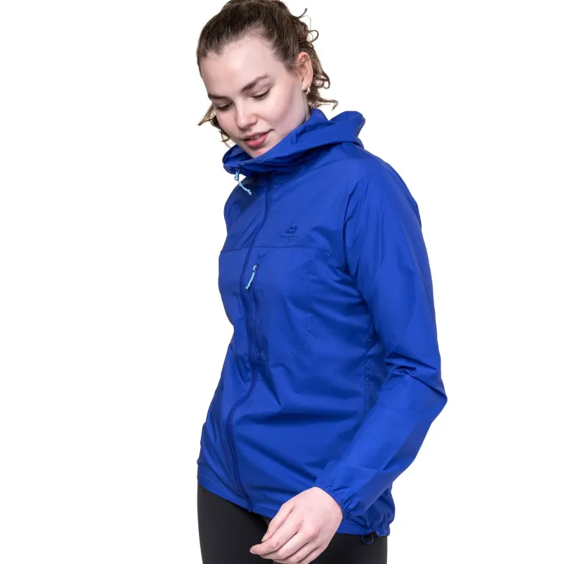 Mountain Equipment Softshell Jackets-Womens Aerofoil Hooded Jacket - Jade