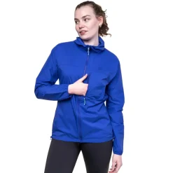 Mountain Equipment Softshell Jackets-Womens Aerofoil Hooded Jacket - Blue Nights