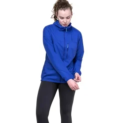 Mountain Equipment Softshell Jackets-Womens Aerofoil Hooded Jacket - Blue Nights
