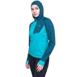 Mountain Equipment Fleece & Mid Layer-Womens Aiguille Hooded Top - Sage
