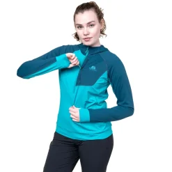 Mountain Equipment Fleece & Mid Layer-Womens Aiguille Hooded Top - Sage