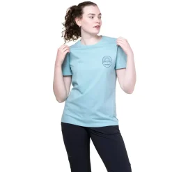 Mountain Equipment T-Shirts & Baselayers-Womens Alpenglow Tee - Stellar Blue