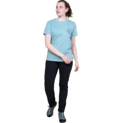 Mountain Equipment T-Shirts & Baselayers-Womens Alpenglow Tee - Tee Aqua