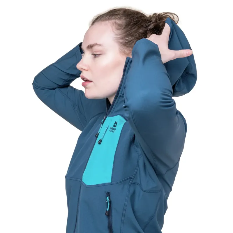 Mountain Equipment Softshell Jackets-Womens Arrow Hooded Jacket - Dusk-Topaz