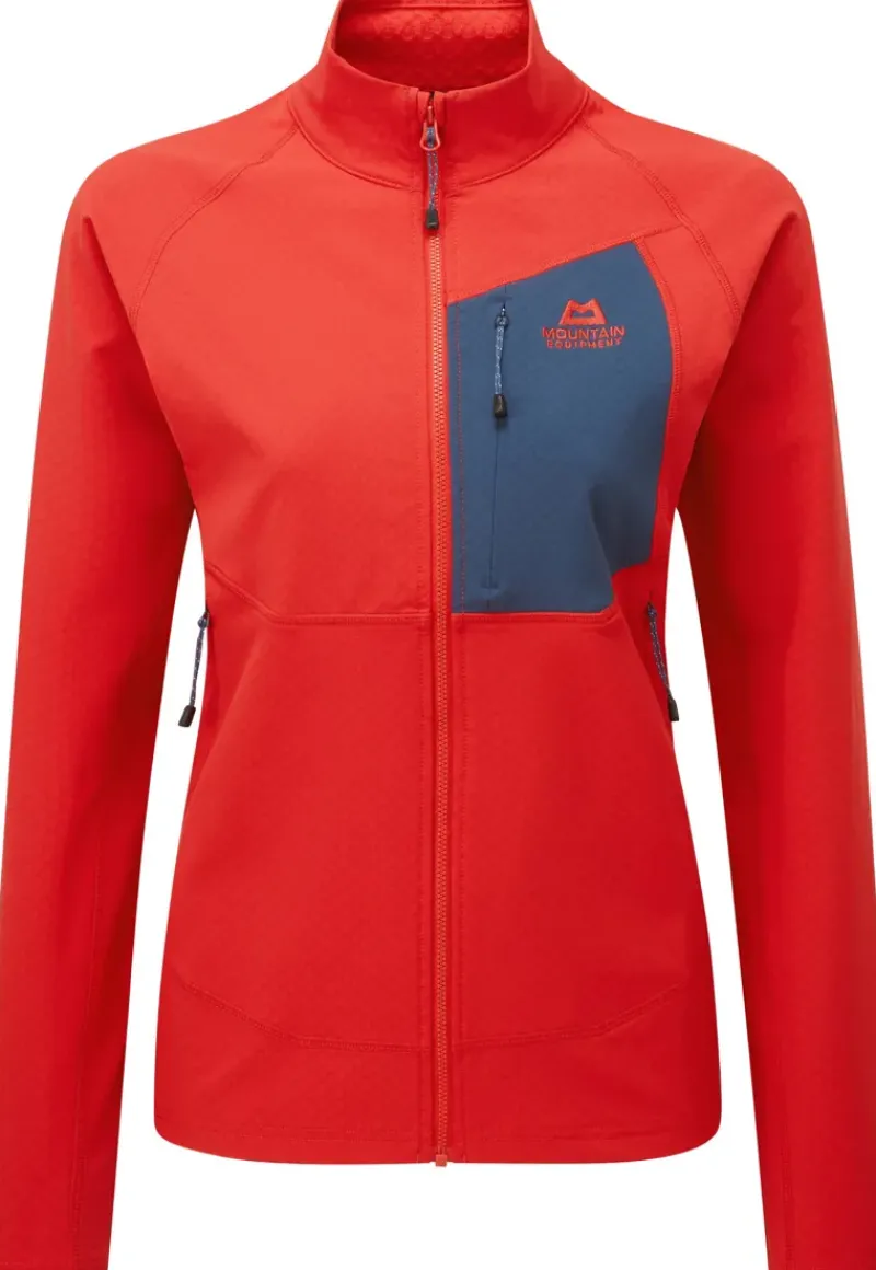 Mountain Equipment Softshell Jackets-Womens Arrow Jacket - Chili Red-Dusk