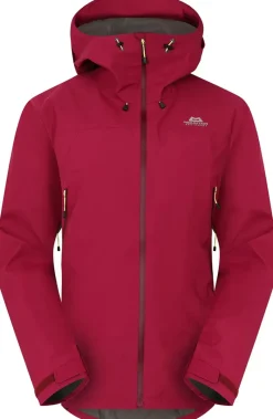 Mountain Equipment Waterproof Jackets-Womens Derwent Jacket - Cranberry