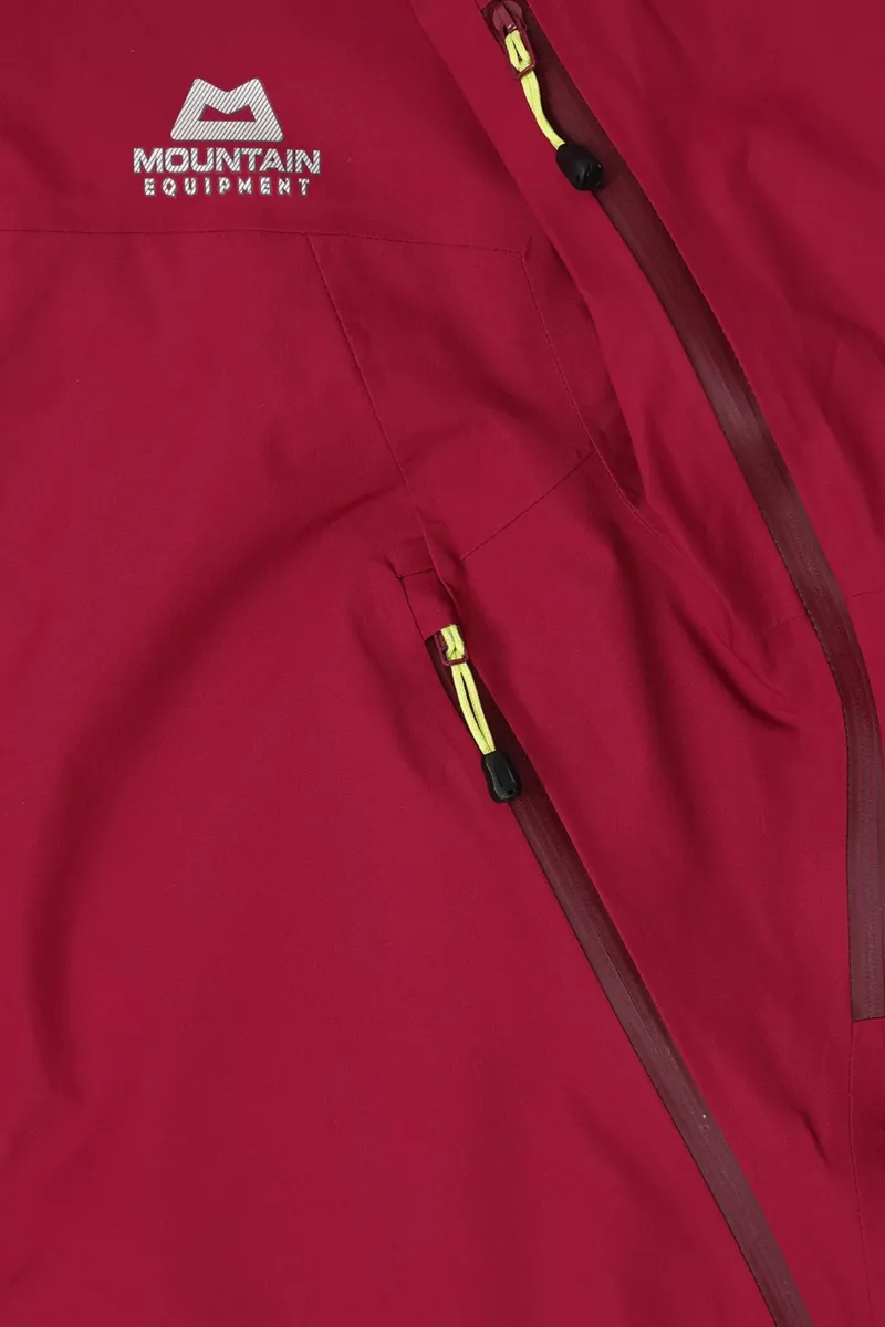 Mountain Equipment Waterproof Jackets-Womens Derwent Jacket - Cranberry