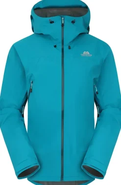 Mountain Equipment Waterproof Jackets-Womens Derwent Jacket - Tasman Blue
