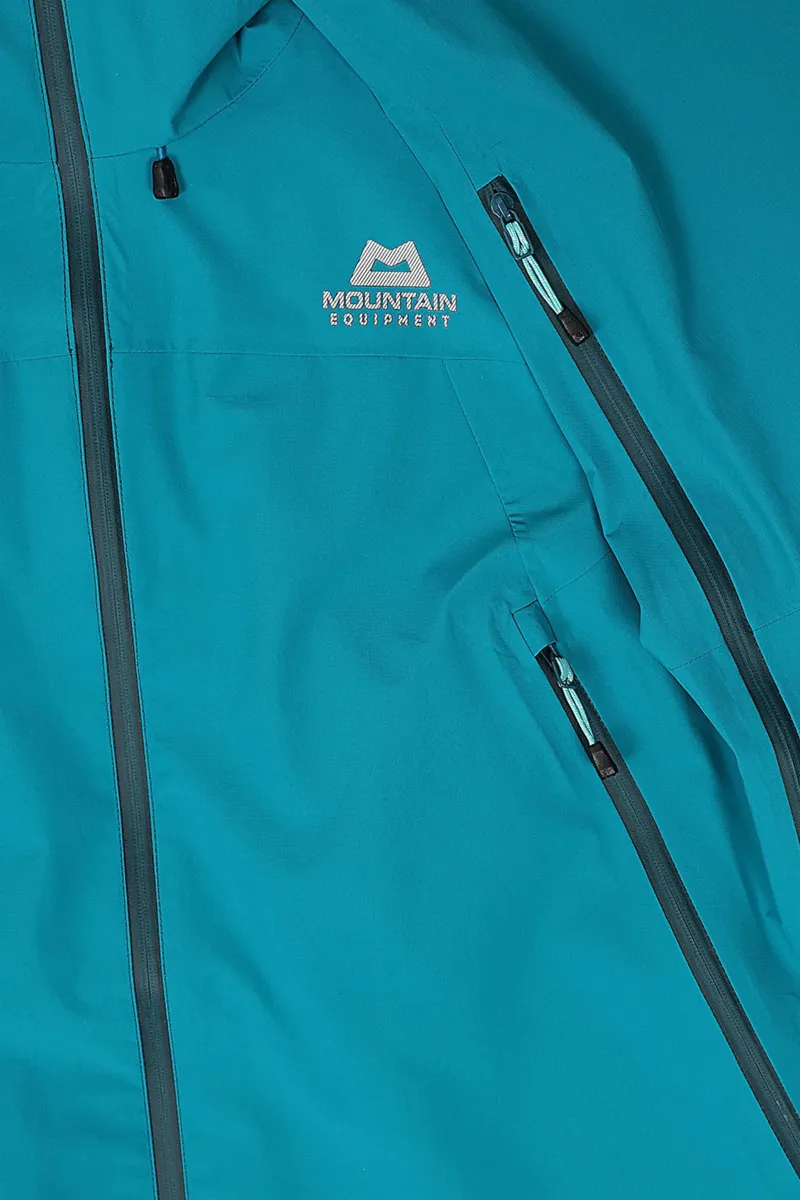 Mountain Equipment Waterproof Jackets-Womens Derwent Jacket - Tasman Blue